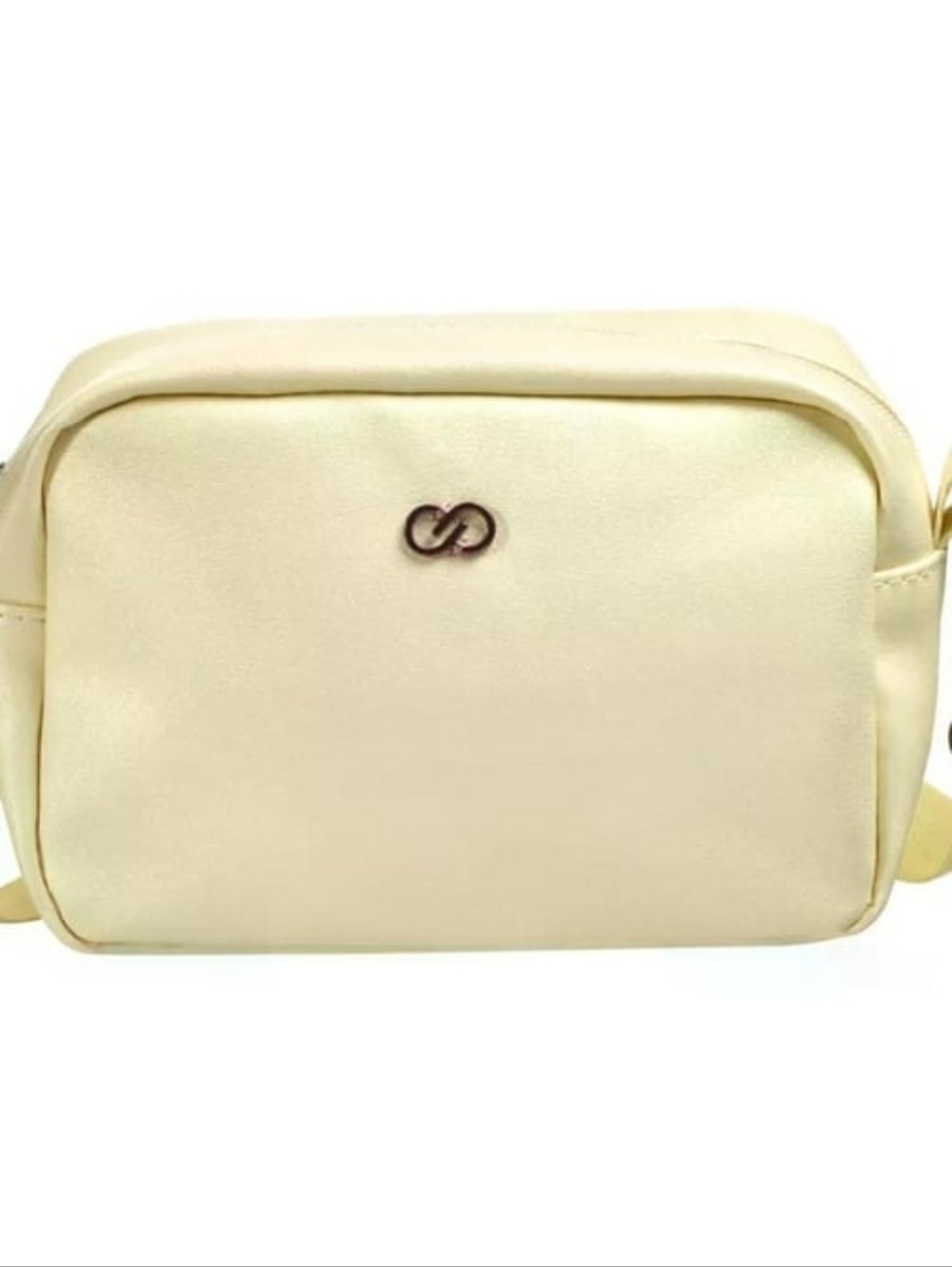 NWT Calia Cream Crossbody Bag with Subtle Interlocking Accent